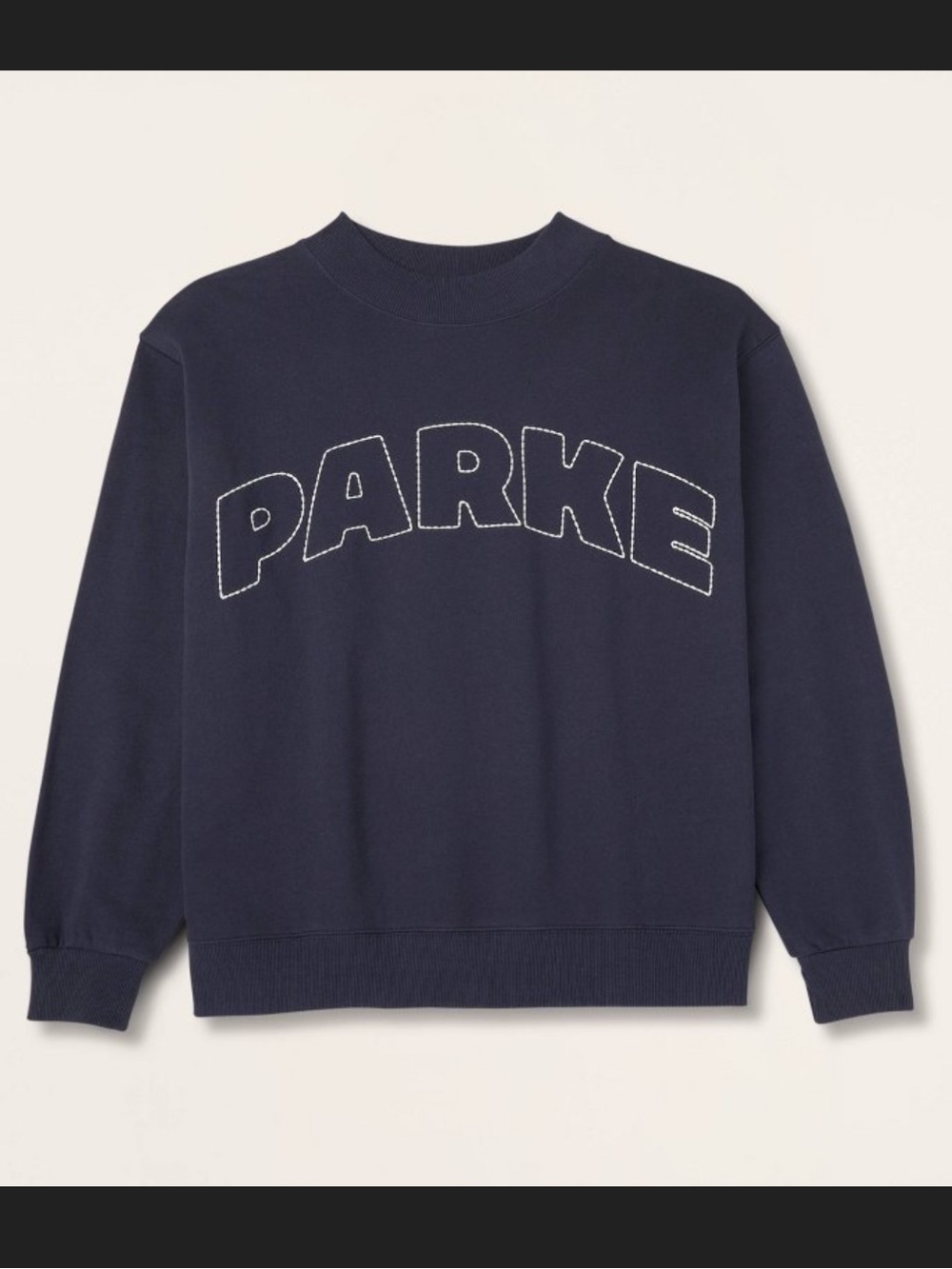 Parke x Target Mockneck Sweatshirt Navy